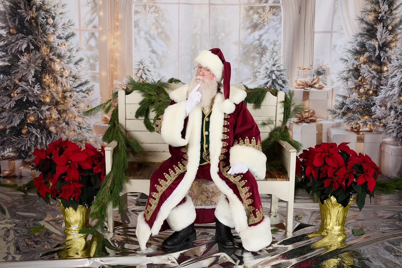 GA Santa Phillip thinking about Christmas